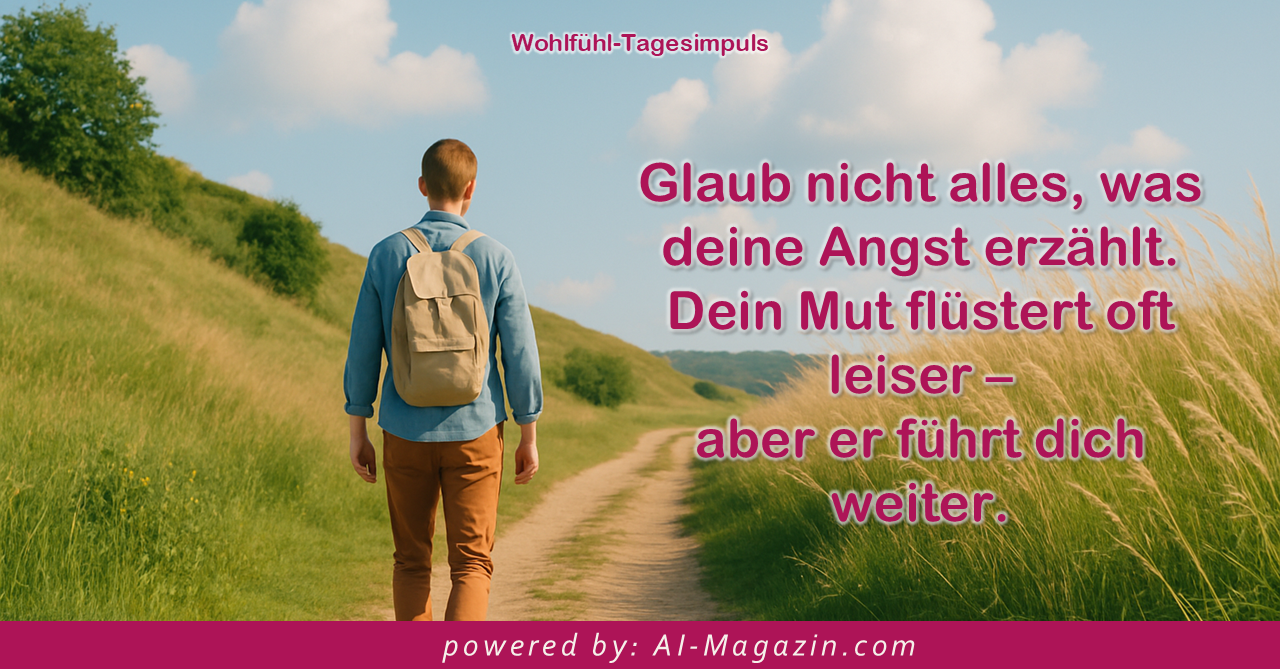 Dein Wohlfühl-Tagesimpuls powered by: AI-Magazin.com